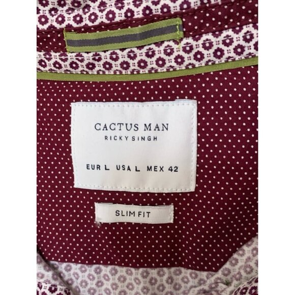 Cactus Man by Ricky Singh Dress Shirt-large - Picture 4 of 8